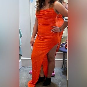 Orange Windsor Evening Gown | size M |